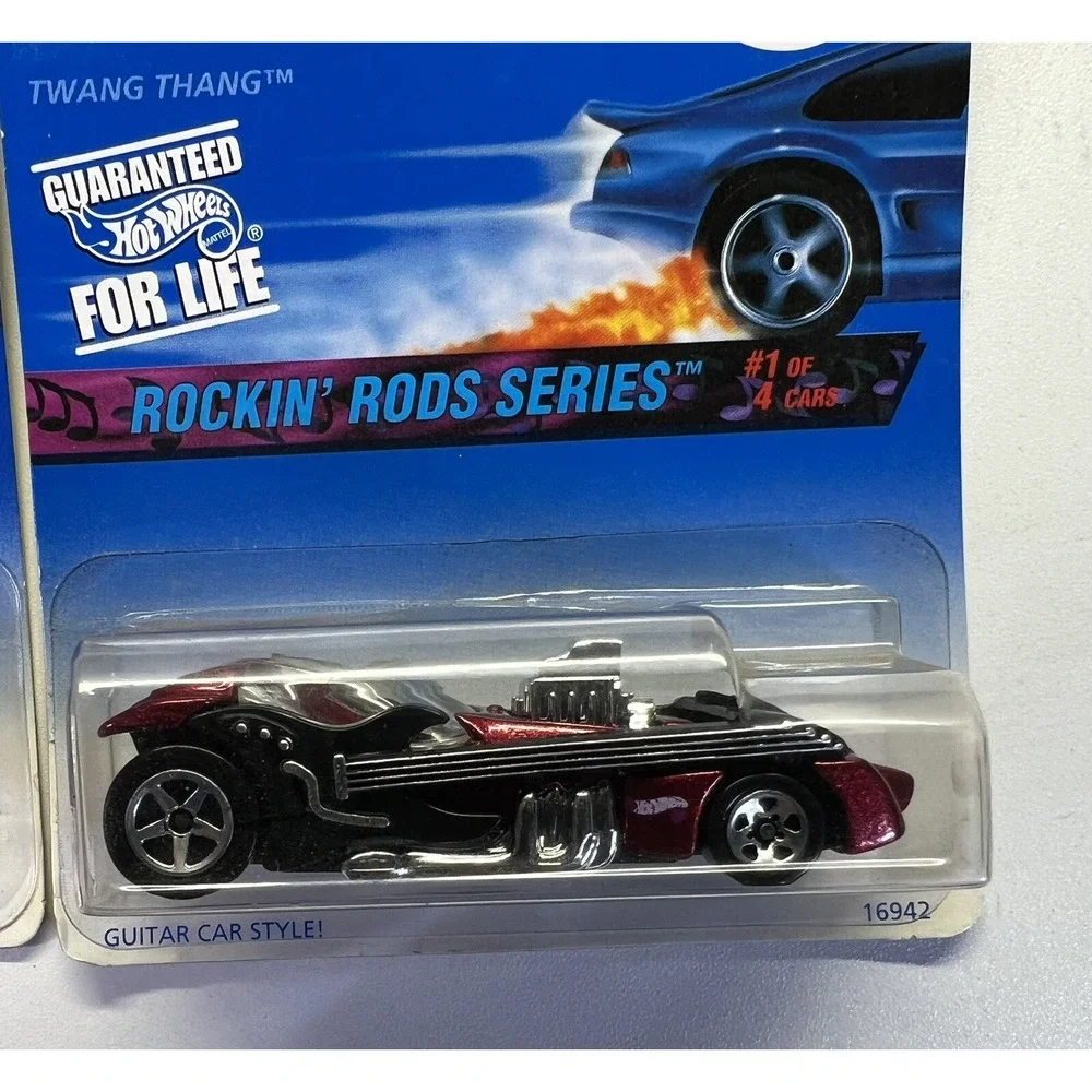 2 Hot‎ Wheels 1996 Rockin' Rods Series #569 Guitar Car & #572 Speed Power